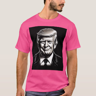 Camiseta Retrato de Donald Trump