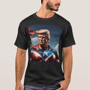 Camiseta Retrato de Donald Trump