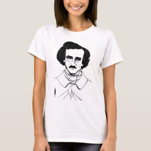 Camiseta Retrato de Edgar Allan Poe