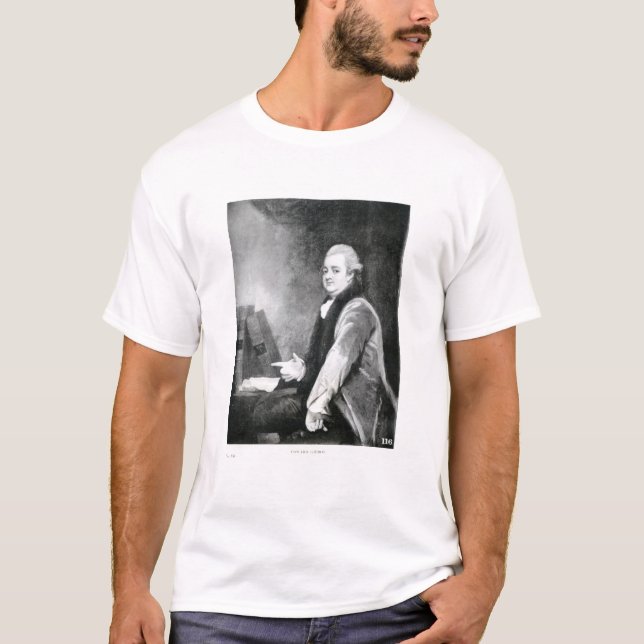 Camiseta Retrato de Edward Gibbon (Anverso)
