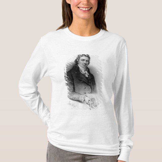 Camiseta Retrato de Edward Jenner (Anverso)