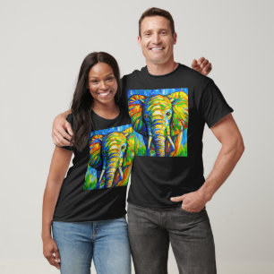 Camiseta Retrato de elefante No. 4