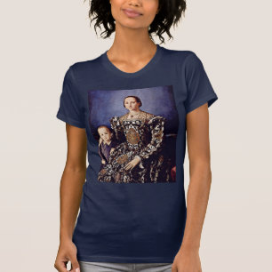 Camiseta Retrato de Eleonora di Toledo de Bronzino Ángel