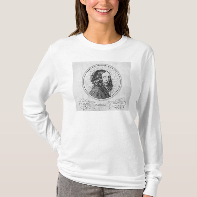 Camiseta Retrato de Elizabeth Barrett Browning (Anverso)
