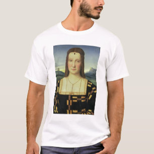 Camiseta Retrato de Elizabeth Gonzaga, c.1504 (aceite en el