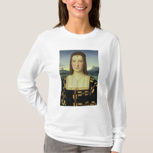 Camiseta Retrato de Elizabeth Gonzaga, c.1504 (aceite en el