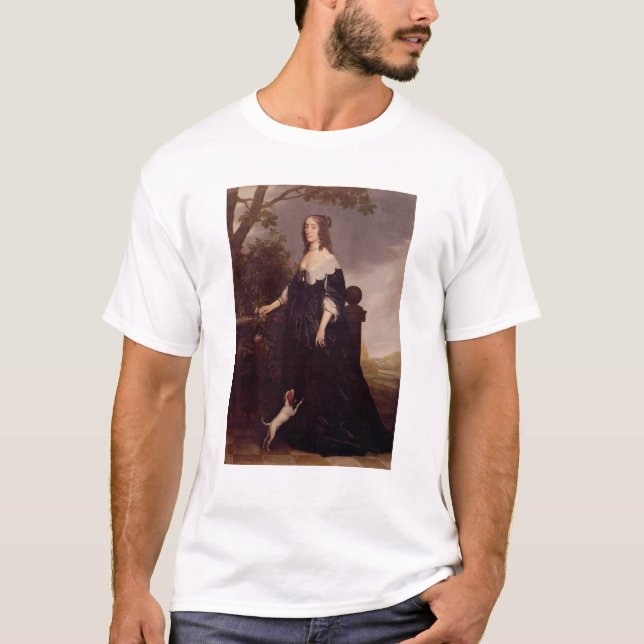 Camiseta Retrato de Elizabeth, reina de Bohemia (Anverso)