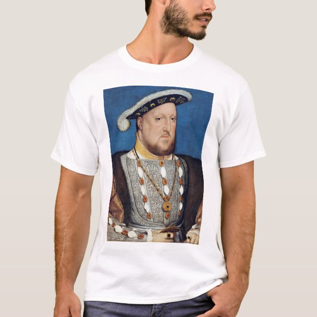 Camiseta Retrato de Enrique VIII de Inglaterra, Holbein (Anverso)