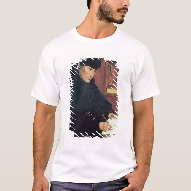 Camiseta Retrato de Erasmus de Rotterdam (Anverso)