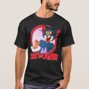 Camiseta Retrato De Estilo Tom Y Jerry Retro