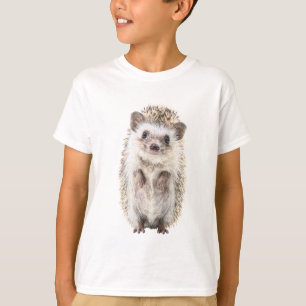 Camiseta Retrato de estudio de adorable erizo pigmeo africa