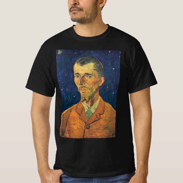 Camiseta Retrato de Eugene Boch por Vincent van Gogh (Anverso)