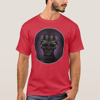 Camiseta Retrato de fantasía de un ser extraterritorial fri