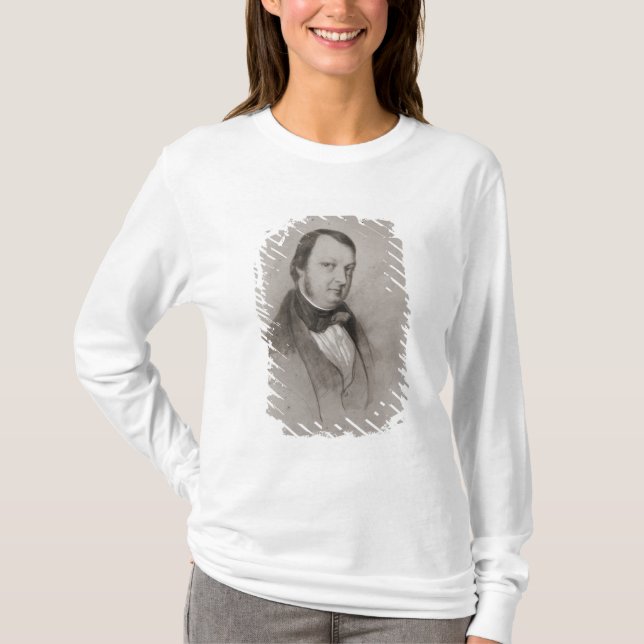 Camiseta Retrato de Federico Chopin (Anverso)