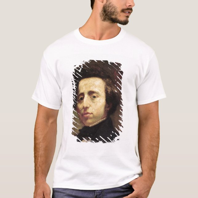 Camiseta Retrato de Federico Chopin 2 (Anverso)