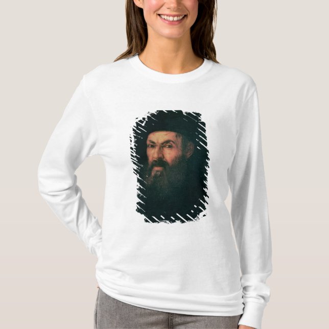Camiseta Retrato de Fernando de Magallanes (Anverso)