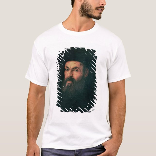 Camiseta Retrato de Fernando de Magallanes (Anverso)