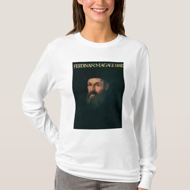 Camiseta Retrato de Fernando de Magallanes (Anverso)
