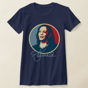 Camiseta Retrato de firma Kamala Harris