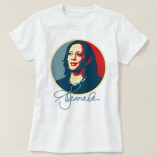 Camiseta Retrato de firma Kamala Harris