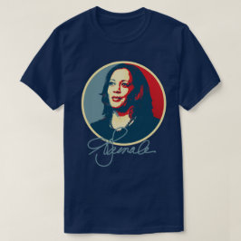 Camiseta Retrato de firma Kamala Harris