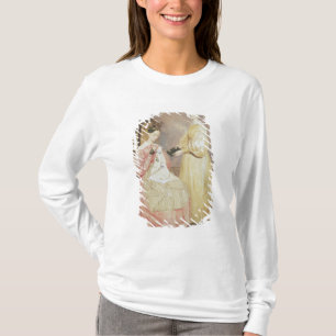 Camiseta Retrato de Florence Nightingale y de ella