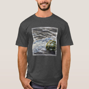 Camiseta Retrato de flotador de pesca de vidrio