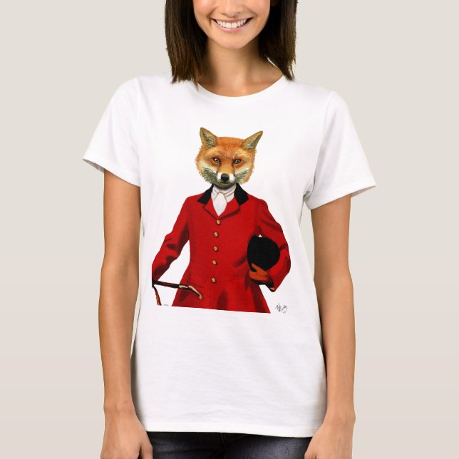 Camiseta Retrato de Fox Hunter 2 (Anverso)
