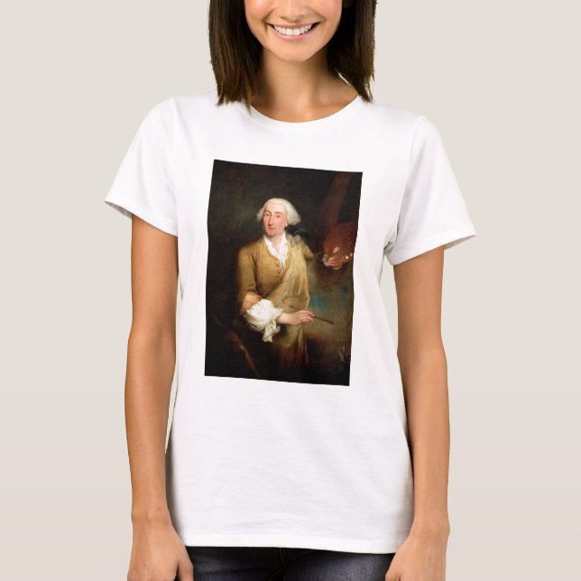 Camiseta Retrato de Francesco Guardi (1712-93) (aceite en l (Anverso)