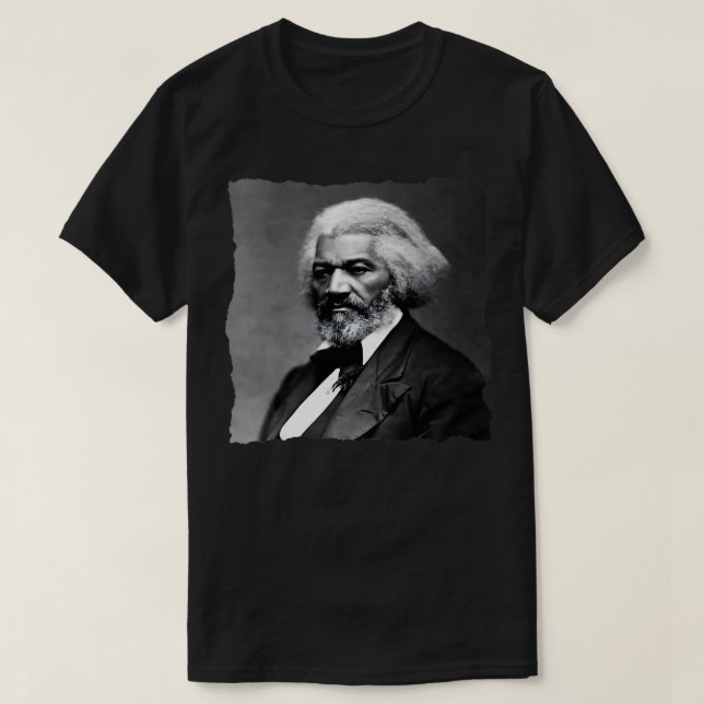 Camiseta Retrato de Frederick Douglass (Diseño del anverso)