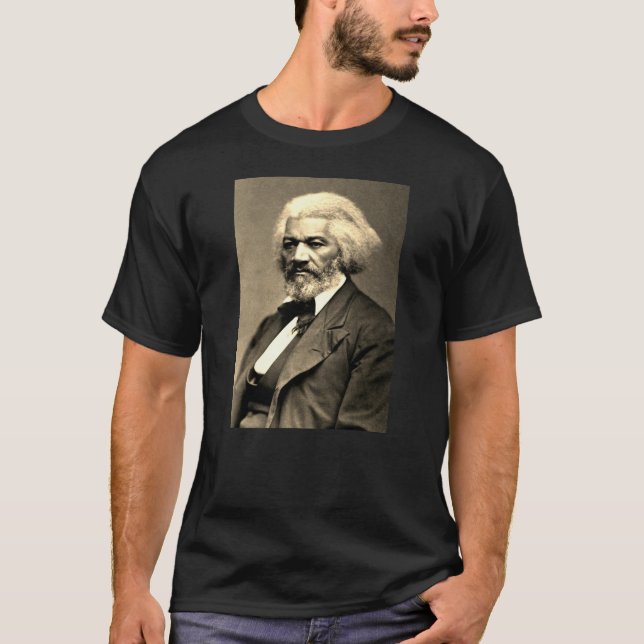 Camiseta Retrato de Frederick Douglass (Anverso)