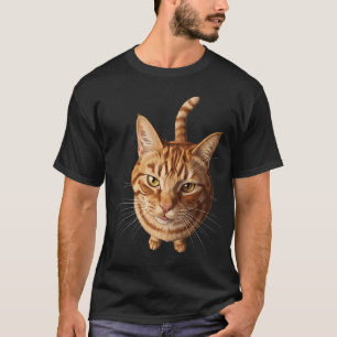 Camiseta Retrato de Frida Kahlo con gato negro y luna llena