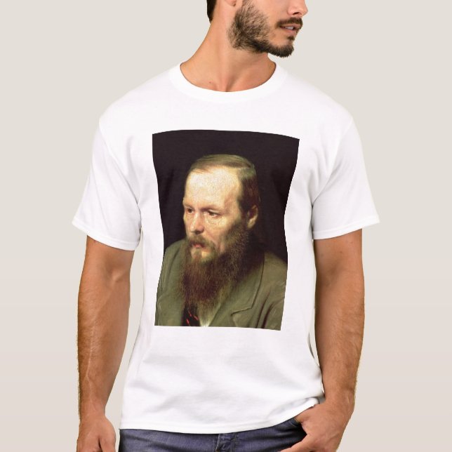 Camiseta Retrato de Fyodor Dostoyevsky 1872 (Anverso)