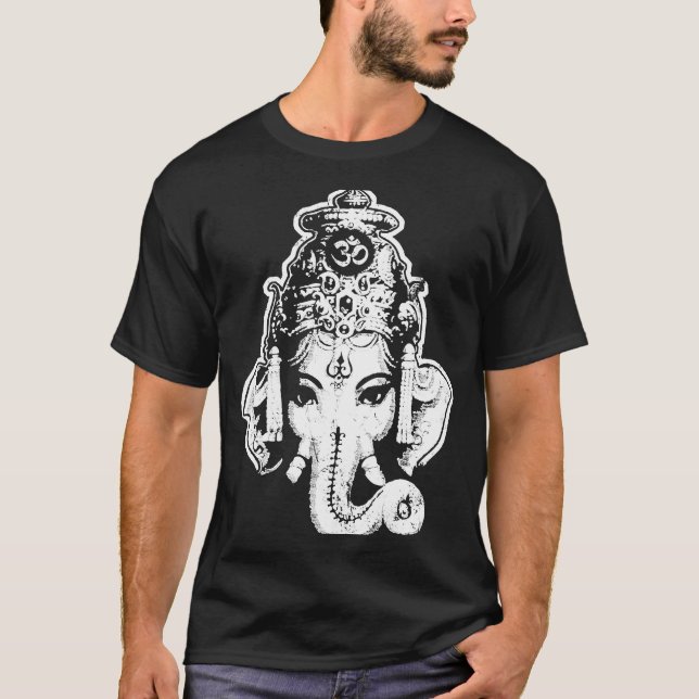 Camiseta Retrato de Ganesh (Anverso)