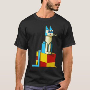 Camiseta Retrato de gatito gato gato adorable colorido