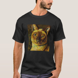 Camiseta Retrato de gato de Siam Gustav Klimt StyleKatzenbe