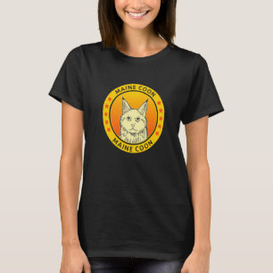 Camiseta Retrato de gato Maine Coon