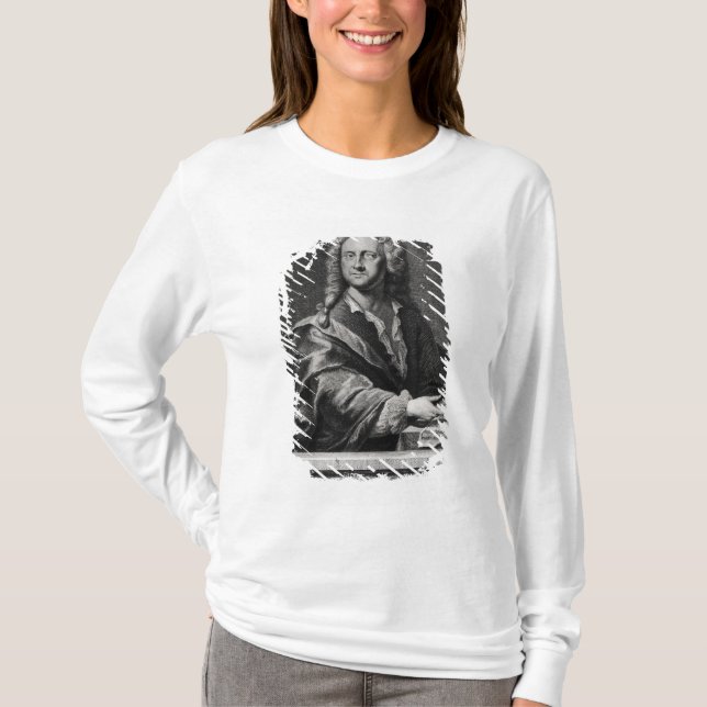 Camiseta Retrato de Georg Philipp Telemann (Anverso)
