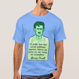 Camiseta Retrato de George Orwell y presupuesto 2