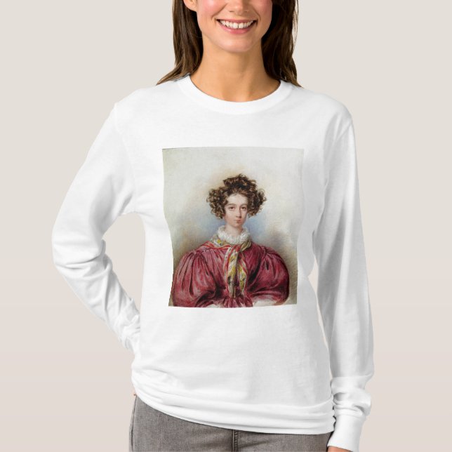 Camiseta Retrato de George Sand 1830 (Anverso)