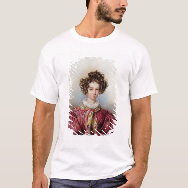 Camiseta Retrato de George Sand 1830 (Anverso)