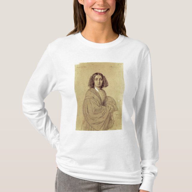 Camiseta Retrato de George Sand 1837 (Anverso)