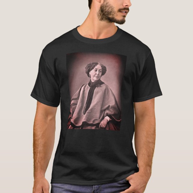 Camiseta Retrato de George Sand de Nadar (Anverso)