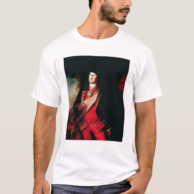 Camiseta Retrato de George Washington 1772 (Anverso)