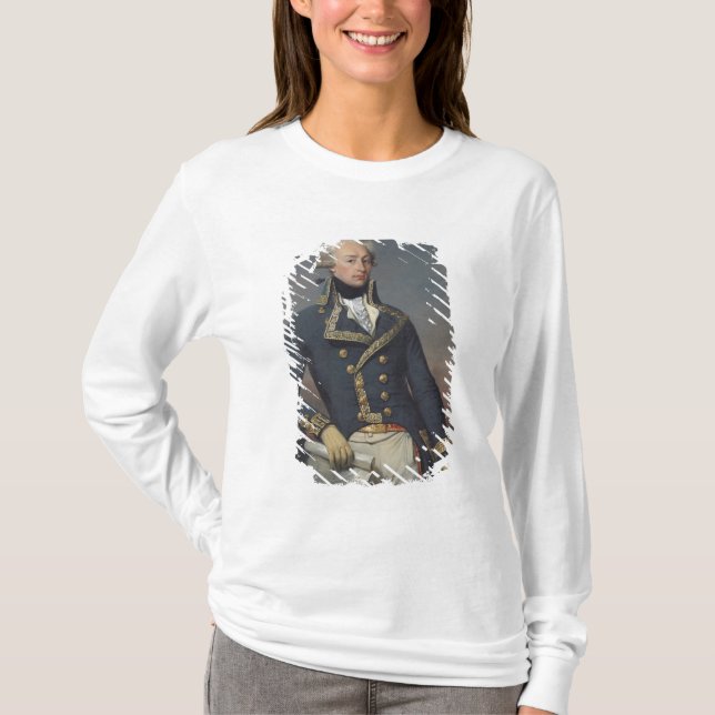 Camiseta Retrato de Gilbert Motier como teniente (Anverso)