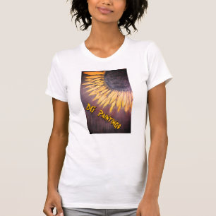 Camiseta Retrato de girasol de DG Paintings