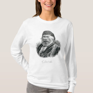 Camiseta Retrato de Giuseppe Garibaldi