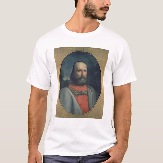 Camiseta Retrato de Giuseppe Garibaldi 2 (Anverso)