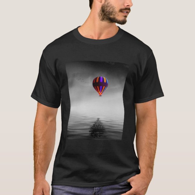 Camiseta Retrato de Globo Aerostático (Anverso)