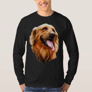 Camiseta Retrato de Golden Retriever